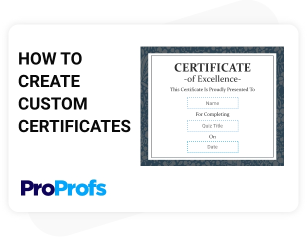 Award Customized Certificates
