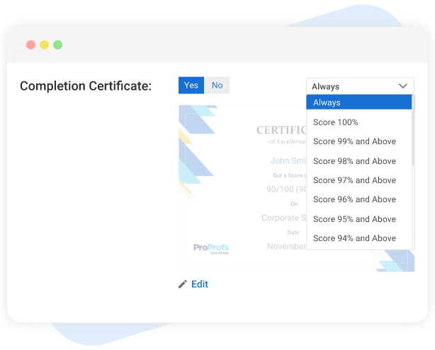 Automate Certification
