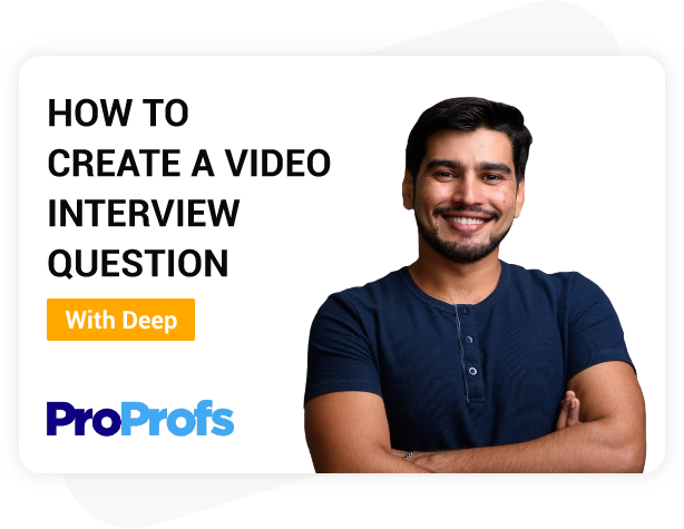 How to Create a Video Interview Question
